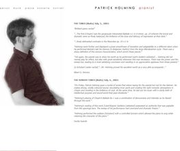 Patrick Holming pianist